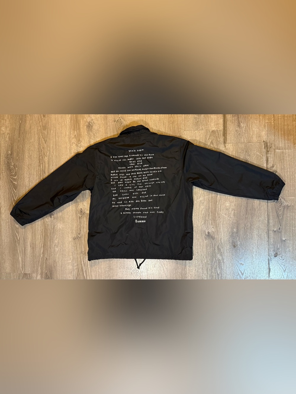 Supreme men's Gummo Coaches Jacket in black - Gem